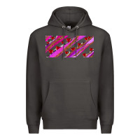 Smoke leopar and cowhide with heart candies Premium Hoodie - AdoDesignShop