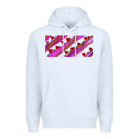 White leopar and cowhide with heart candies Premium Hoodie - AdoDesignShop