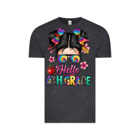 Vintage Black hello fourth grade Vintage Tee - texasbilliewilder