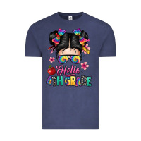 Vintage Denim hello fourth grade Vintage Tee - texasbilliewilder