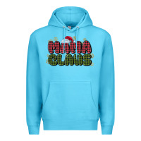 Ocean Blue mama claus Premium Hoodie - MaliasSmallBusiness