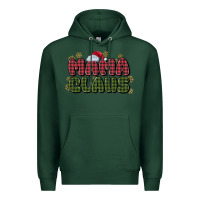 Sports Green mama claus Premium Hoodie - MaliasSmallBusiness