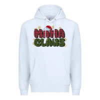 White mama claus Premium Hoodie - MaliasSmallBusiness