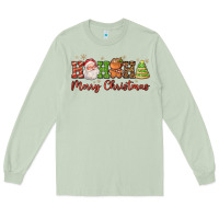 Matcha hohoho merry christmas santa coffee cup tree cooki Long Sleeve Tee - FaDigitalArtStudio