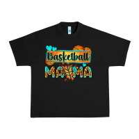 Black basketball mama with leopard Urban Heavy Tee - Zillion Design Studio