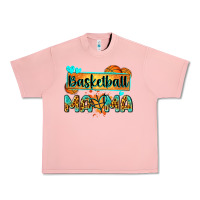 Salmon basketball mama with leopard Urban Heavy Tee - Zillion Design Studio