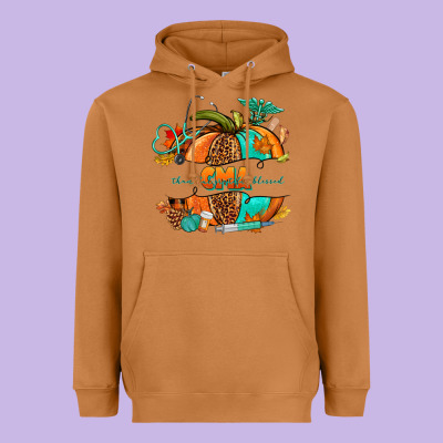 Cma Pumpkin Nurse Heavyweight Hoodie Designed By Nancycooperartshop