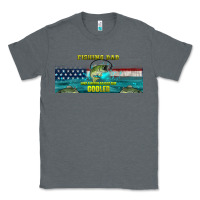 Charcoal Heather fishing dad  libbey glass Classic Tee - HRA Design Shop