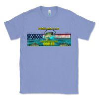 Colony Blue fishing dad  libbey glass Classic Tee - HRA Design Shop