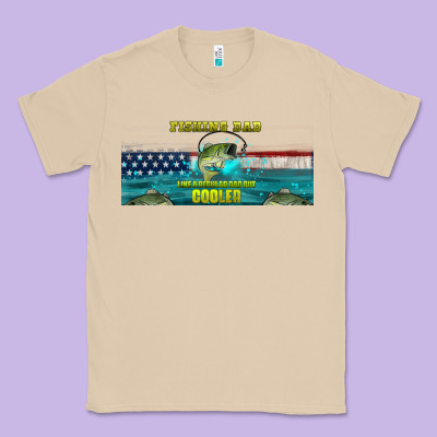Fishing Dad  Libbey Glass Classic Tee Designed By Hra Design Shop