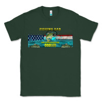 Sports Green fishing dad  libbey glass Classic Tee - HRA Design Shop