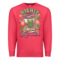 Cardinal highly caffeinated Premium Sweatshirt - MaliasSmallBusiness