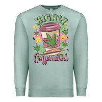 Seafoam highly caffeinated Premium Sweatshirt - MaliasSmallBusiness