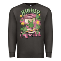 Smoke highly caffeinated Premium Sweatshirt - MaliasSmallBusiness