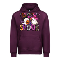 Mauve Wine too cute to spook Urban Hoodie - BarkalooDesign