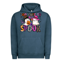 Pigment Midnight Navy too cute to spook Urban Hoodie - BarkalooDesign