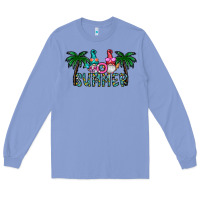Colony Blue summer Long Sleeve Tee - CowhideDigitalArt