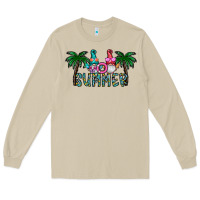 Mushroom summer Long Sleeve Tee - CowhideDigitalArt