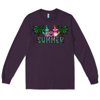 Plum summer Long Sleeve Tee - CowhideDigitalArt