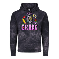Cloud Black Sixth Grade Vintage Hoodie - RanaPortraitStore