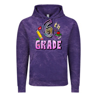 Cloud Purple Sixth Grade Vintage Hoodie - RanaPortraitStore