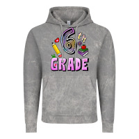 Cloud Rock Sixth Grade Vintage Hoodie - RanaPortraitStore