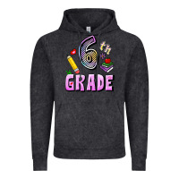Vintage Black Sixth Grade Vintage Hoodie - RanaPortraitStore