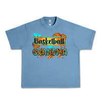 Pebble Blue basketball grandma with leopard Urban Heavy Tee - Zillion Design Studio