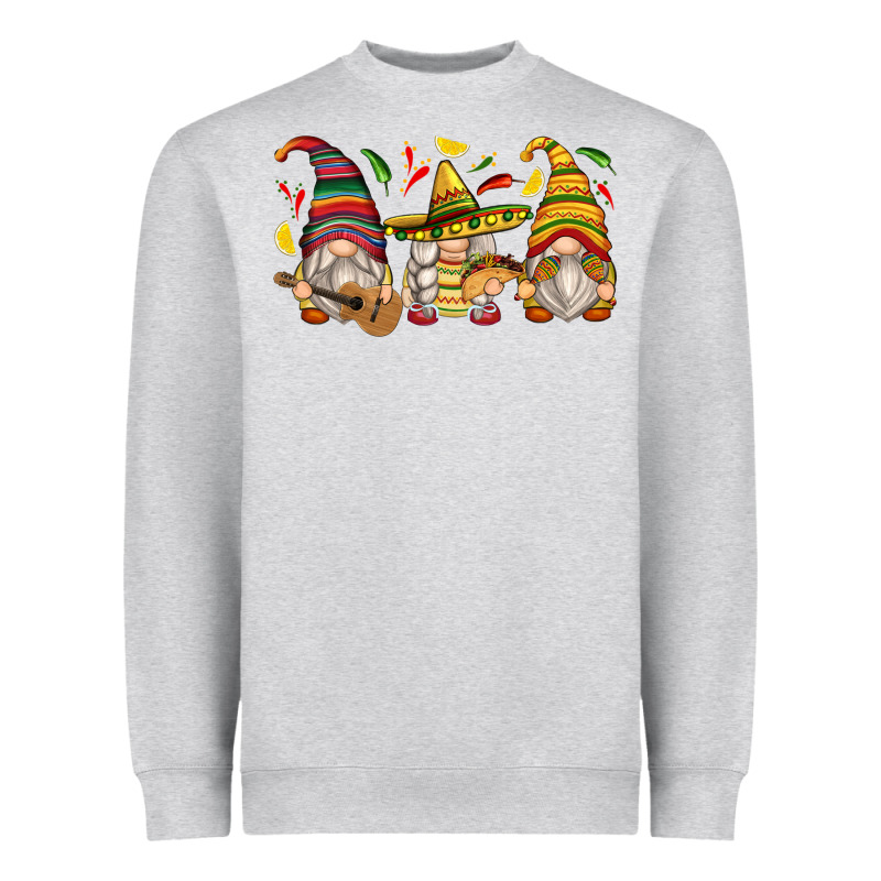 Mexican Gnomes Heavyweight Sweatshirt by Zillion Design Studio | Teevron