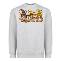 Heather Grey mexican gnomes Heavyweight Sweatshirt - Zillion Design Studio