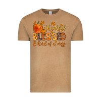 Vintage Camel thankful blessed and kind of a mess Vintage Tee - Zillion Design Studio