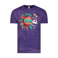 Cloud Purple western certified nurse asistant  medical instruments Vintage Tee - BarkalooDesign