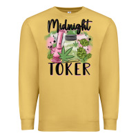 Antique Gold midnight toker Premium Sweatshirt - MaliasSmallBusiness