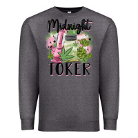 Charcoal Heather midnight toker Premium Sweatshirt - MaliasSmallBusiness