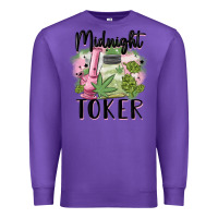 Purple midnight toker Premium Sweatshirt - MaliasSmallBusiness