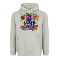 Moon Dust halloween nurse pumpkin Heavyweight Hoodie - NancyCooperArtShop