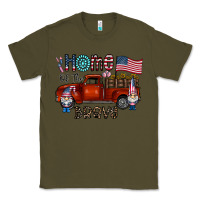 Army Green home of the brave Classic Tee - CowhideDigitalArt
