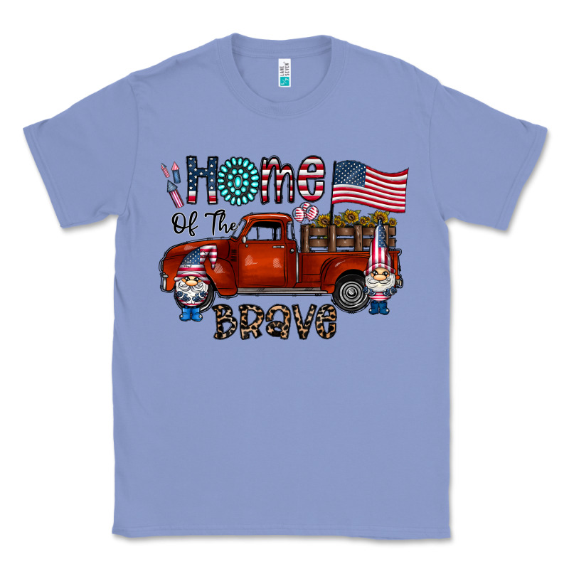 Home Of The Brave Classic Tee by CowhideDigitalArt | Teevron
