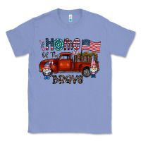 Colony Blue home of the brave Classic Tee - CowhideDigitalArt