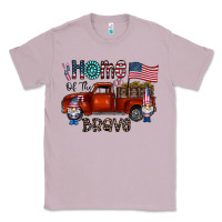 Lilac home of the brave Classic Tee - CowhideDigitalArt