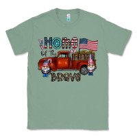 Sage home of the brave Classic Tee - CowhideDigitalArt