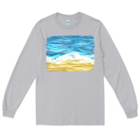 Moon Dust glitter beach background Long Sleeve Tee - HRA Design Shop