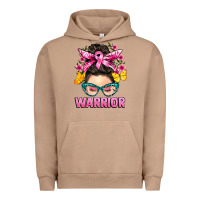 Pigment Burro cancer warrior messy bun Urban Hoodie - BarkalooDesign