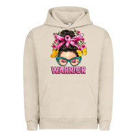 Pigment French Oak cancer warrior messy bun Urban Hoodie - BarkalooDesign