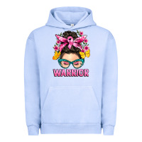 Pigment Grape Ice cancer warrior messy bun Urban Hoodie - BarkalooDesign