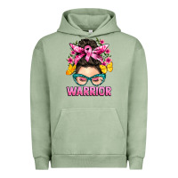 Pigment Oil Green cancer warrior messy bun Urban Hoodie - BarkalooDesign