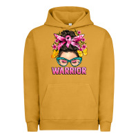 Pigment Peanut Butter cancer warrior messy bun Urban Hoodie - BarkalooDesign