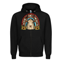 Black charolais  rainbow Zipper Hoodie - JahusDesignShop