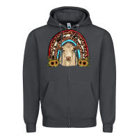 Smoke charolais  rainbow Zipper Hoodie - JahusDesignShop