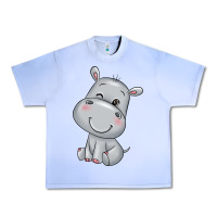 Grape Ice hippo Urban Heavy Tee - texasbilliewilder